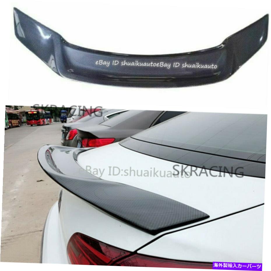 海外製 エアロパーツ VW Passat CC 2009-2018カーボンファイバーリアトランクスポイラーリップウィングに適しています Fit For VW Passat CC 2009-2018 Carbon Fiber Rear Trunk Spoiler Lip Wing【並行輸入品】