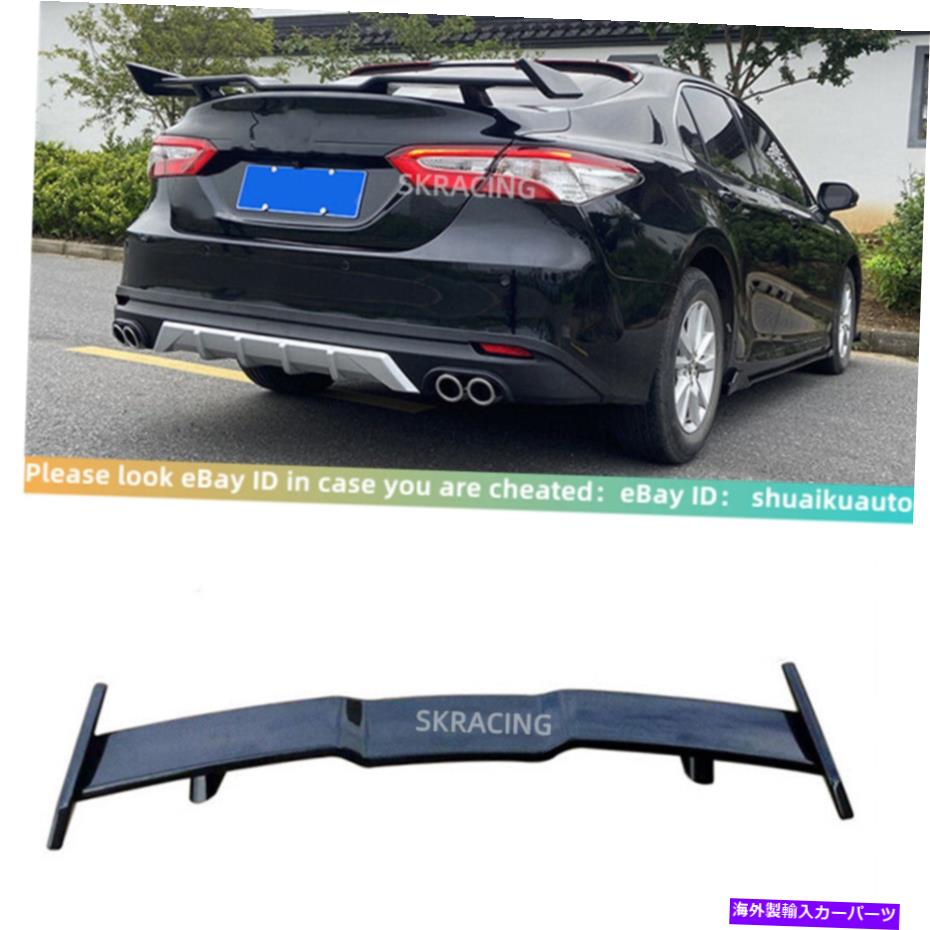 海外製 エアロパーツ 2018-2020トヨタカムリカーボンファイバースタイルリアトランクリップスポイラーウィングに適しています Fit For 2018-2020 Toyota Camry Carbon Fiber Style Rear Trunk Lip Spoiler Wing【並行輸入品】
