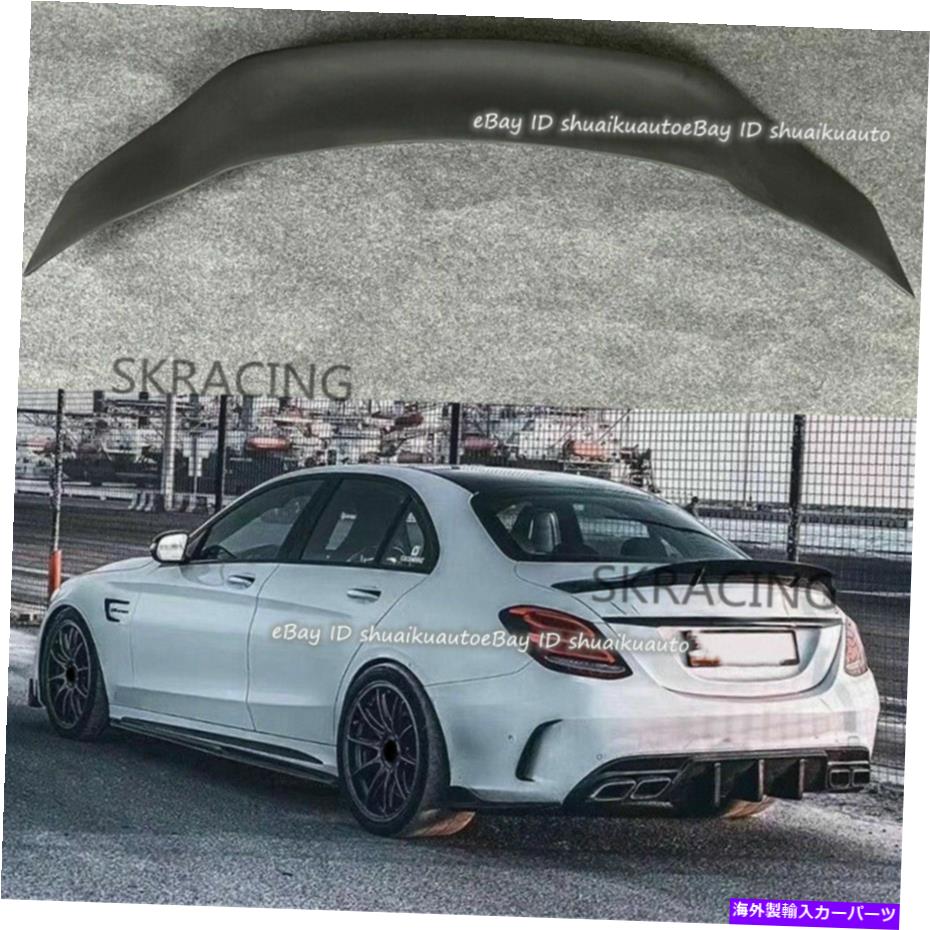 海外製 エアロパーツ メルセデスベンツW205 C63 AMG 2015-2020未塗装FRPリアトランクスポイラー For Mercedes Benz W205 C63 AMG 2015-2020 Unpainted FRP Rear Trunk Spoiler【並行輸入品】｜Us Custom Parts Shop USDM