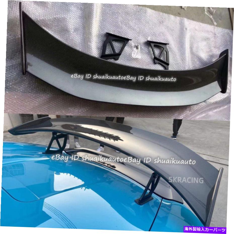 海外製 エアロパーツ ポルシェ718 981 987ボクスターケイマンカーボンファイバーリアスポイラーウィングGT4スタイル For Porsche 718 981 987 Boxster Cayman Carbon Fiber Rear Spoiler Wing GT4 Style【並行輸入品】|Us Custom Parts Shop USDM