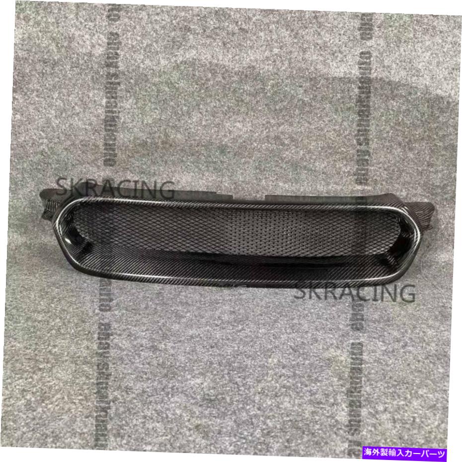 海外製 エアロパーツ スバルレガシー2005-07カーボンファイバーブラックフロントフードバンパーメッシュグリルグリル For Subaru Legacy 2005-07 Carbon Fiber Black Front Hood Bumper Mesh Grill Grille【並行輸入品】