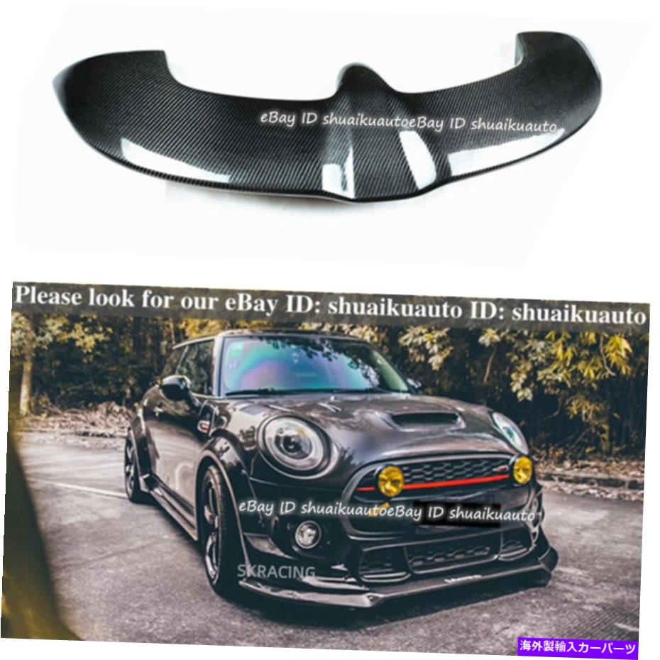 海外製 エアロパーツ ミニF55 F56クーパーS 2014-2018用カーボンファイバーリアスポイラールーフウィング Carbon Fiber Rear Spoiler Roof Wing For Mini F55 F56 Cooper S 2013 2014-2018【並行輸入品】