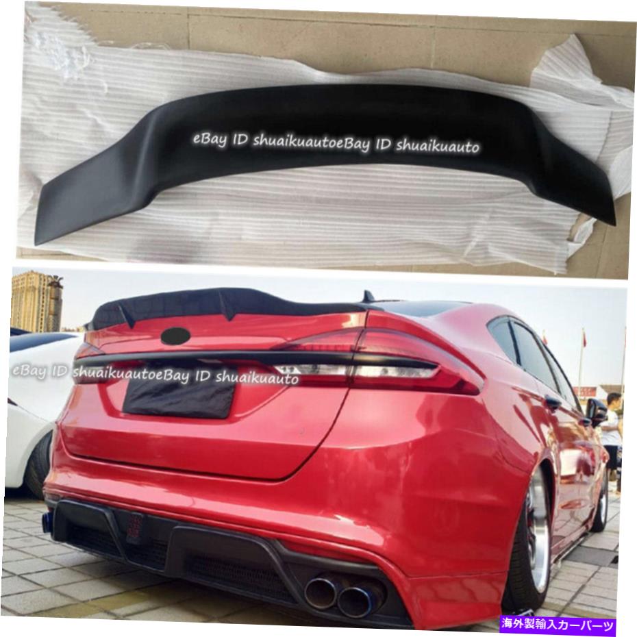 海外製 エアロパーツ Ford Mondeo Fusion 2013-2020未塗装FRPリアスポイラーテールトランクリップウィング For Ford Mondeo Fusion 2013-2020 Unpainted FRP Rear Spoiler Tail Trunk Lip Wing【並行輸入品】