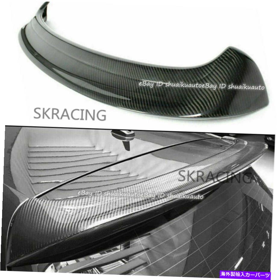 海外製 エアロパーツ VWフォルクスワーゲンMK5ゴルフ5 GTI R32 2005-2007のカーボンファイバーリアルーフスポイラー Carbon Fiber Rear Roof Spoiler For VW Volkswagen MK5 Golf 5 GTI R32 2005-2007【並行輸入品】