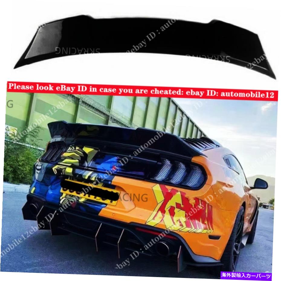 海外製 エアロパーツ 15-20フォードマスタングGT500 GT350グロスブラックダックテイルリアトランクスポイラーウィング For 15-20 Ford Mustang GT500 GT350 Gloss Black Ducktail Rear Trunk Spoiler Wing【並行輸入品】|Us Custom Parts Shop USDM