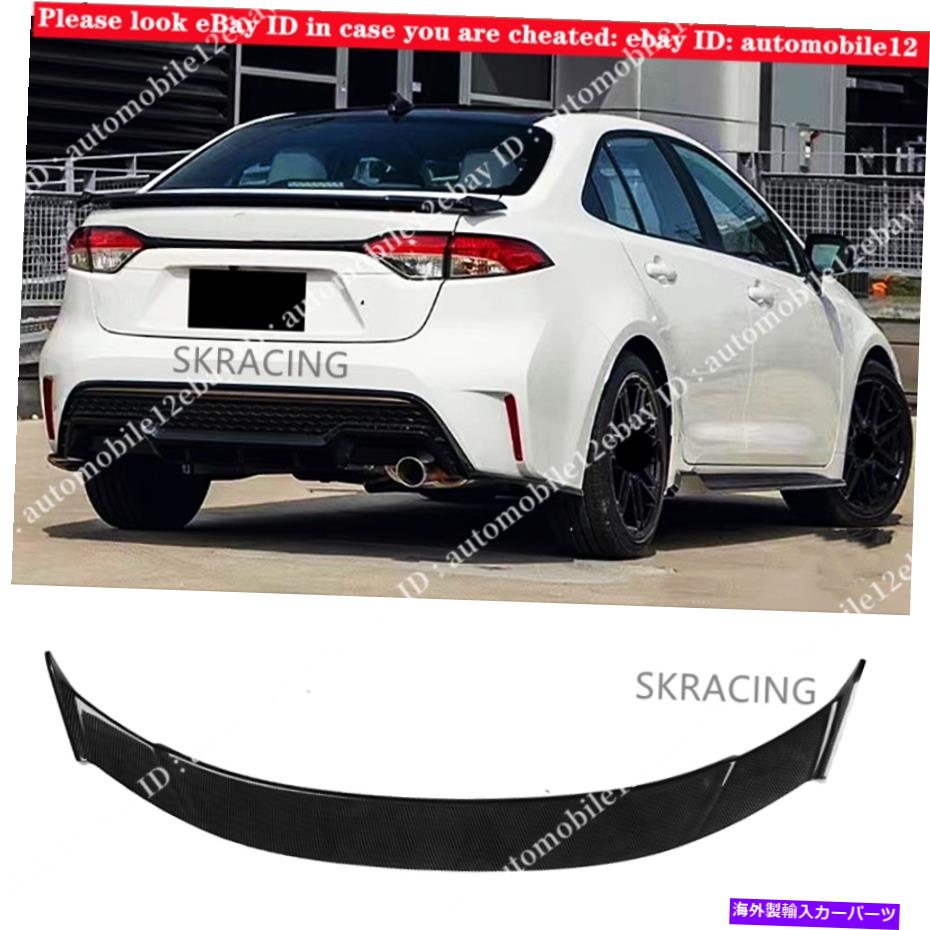 海外製 エアロパーツ トヨタカローラセダン2020-2022カーボンファイバースタイルリアトランクスポイラーウィング For Toyota Corolla Sedan 2020-2022 Carbon Fiber Style Rear Trunk Spoiler Wing【並行輸入品】|Us Custom Parts Shop USDM