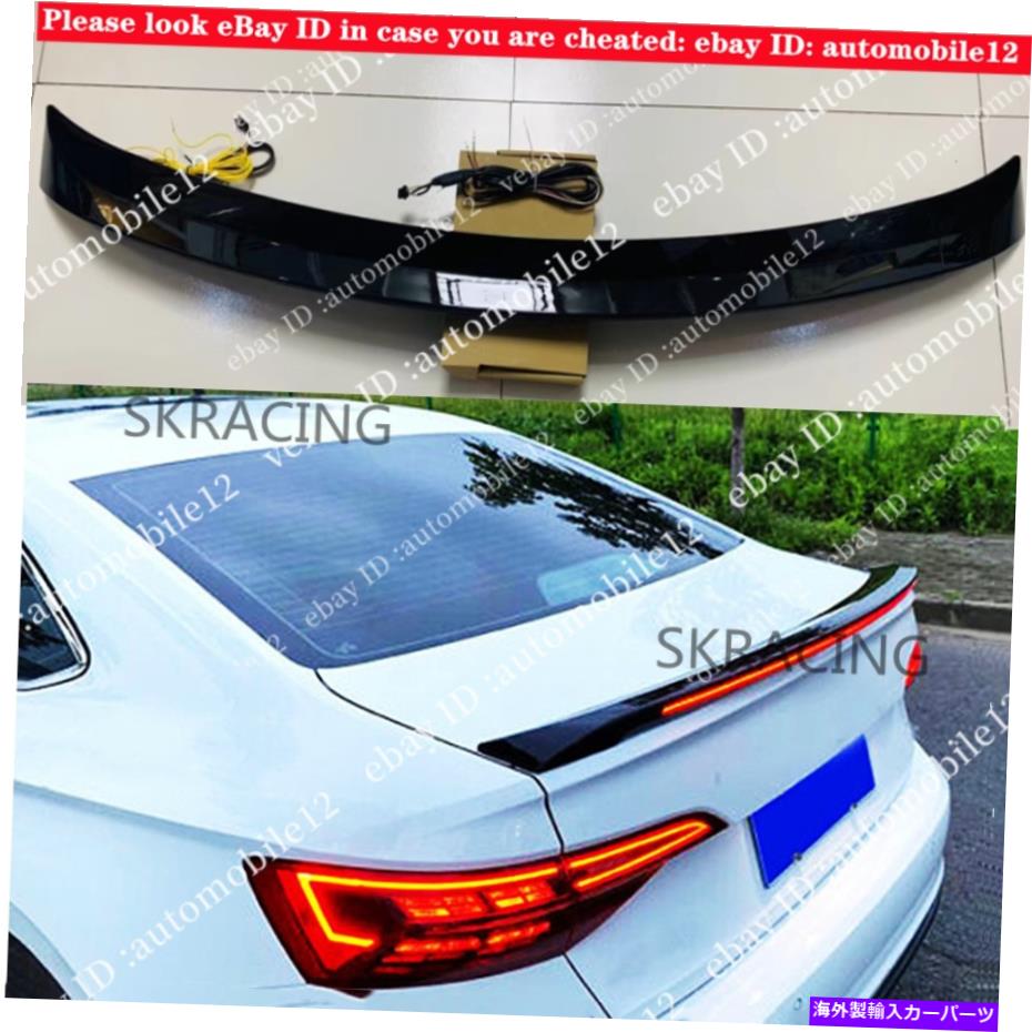 海外製 エアロパーツ 2019-2021 VWジェッタMK7グロスブラックリアテールトランクスポイラーウィングトリム Fits 2019-2021 VW Jetta MK7 Gloss Black Rear tail Trunk Spoiler Wing Trim【並行輸入品】