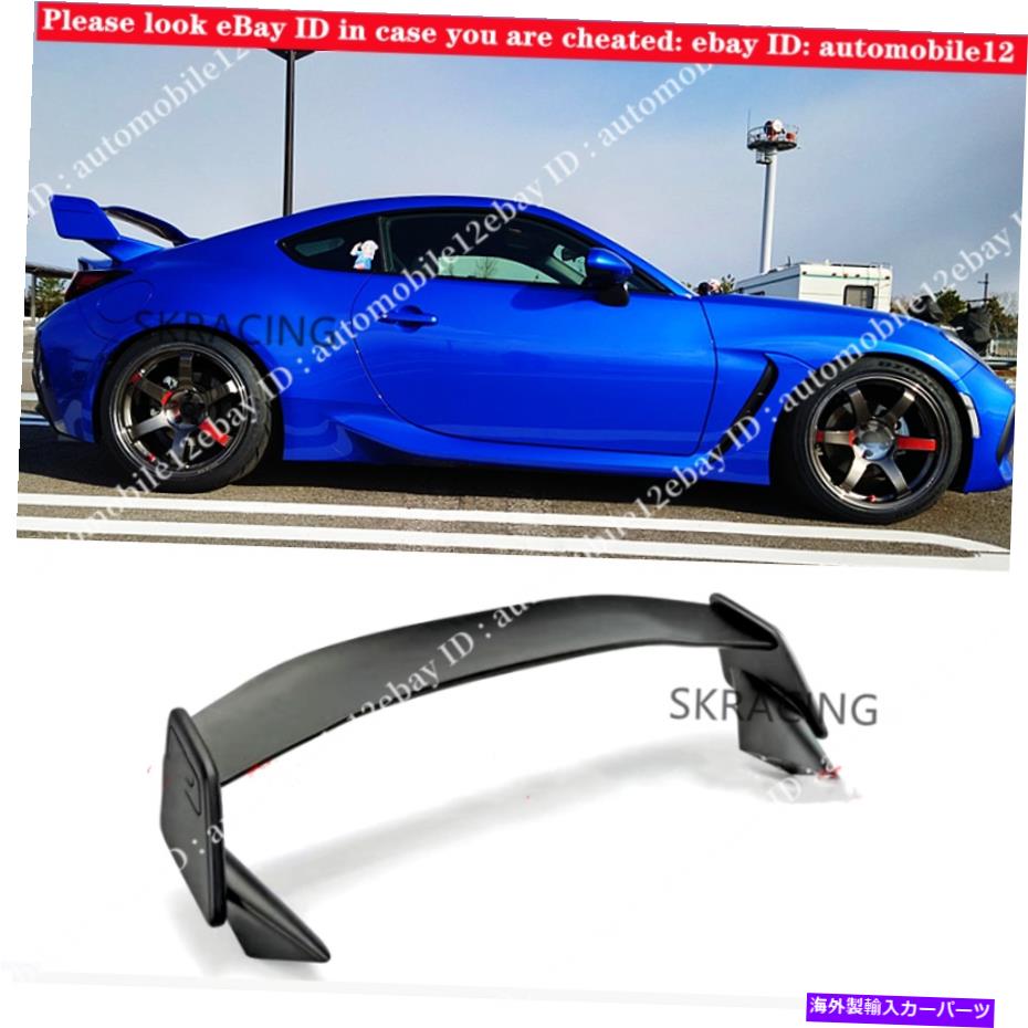 海外製 エアロパーツ スバルBRZトヨタGR86 2022 GT-スタイルリアトランクスポイラーウィングのために塗装されていない Unpainted For Subaru BRZ Toyota GR86 2022 GT- Style Rear Trunk Spoiler Wing【並行輸入品】