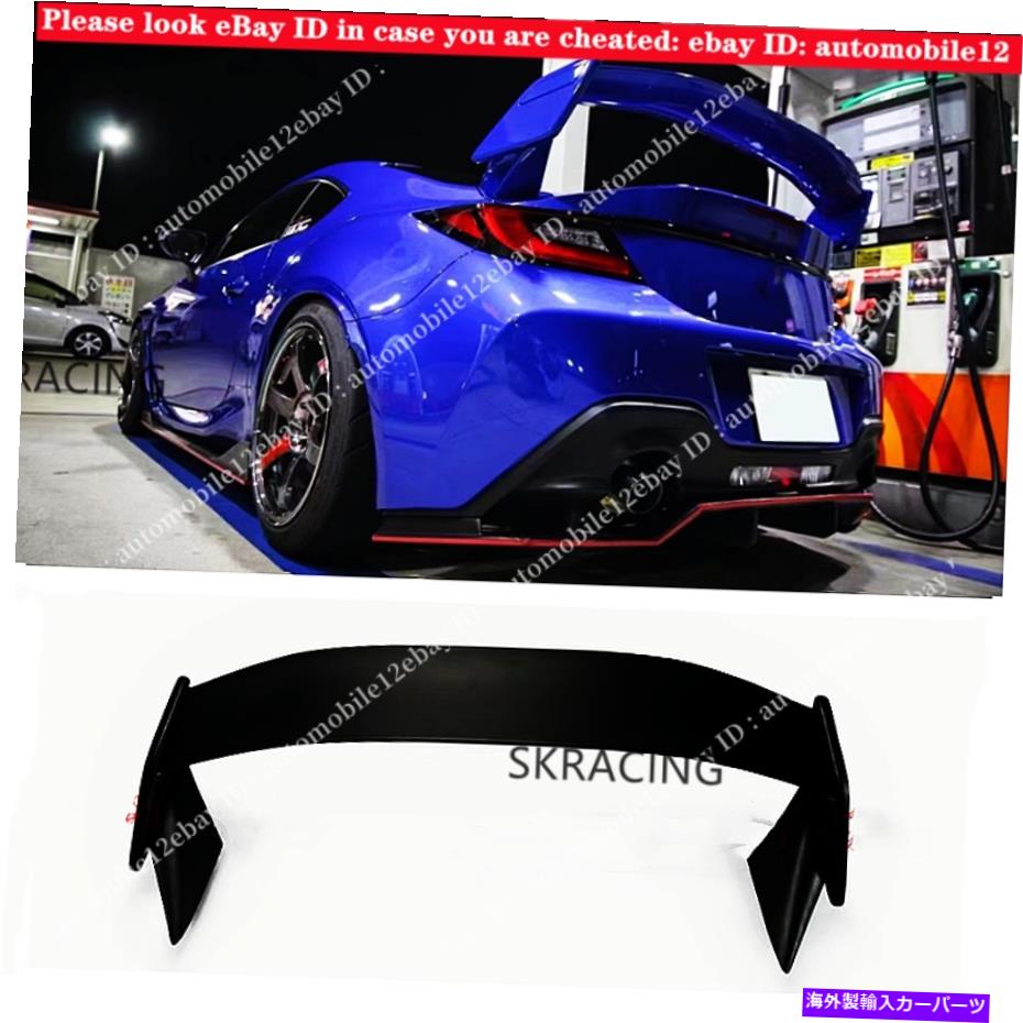 海外製 エアロパーツ スバルBRZトヨタGR86 2022 GT-スタイルグロスブラックリアトランクスポイラーウィング用 For Subaru BRZ Toyota GR86 2022 GT- Style Gloss Black Rear Trunk Spoiler Wing【並行輸入品】