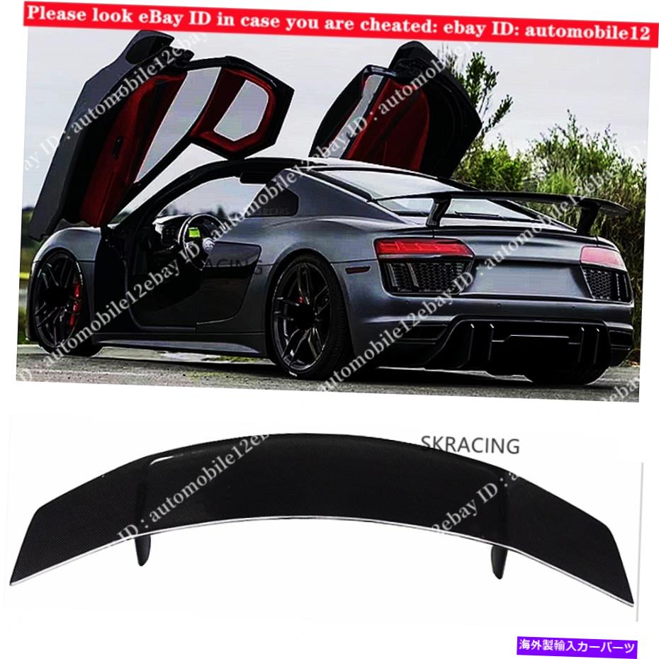 海外製 エアロパーツ カーボンファイバーリアウィングトランクブレードネタバレVRSスタイルAudi R8 V10 2017-2019 Carbon Fiber Rear Wing Trunk Blade Spoiler VRS Style For Audi R8 V10 2017-2019【並行輸入品】 241,907円