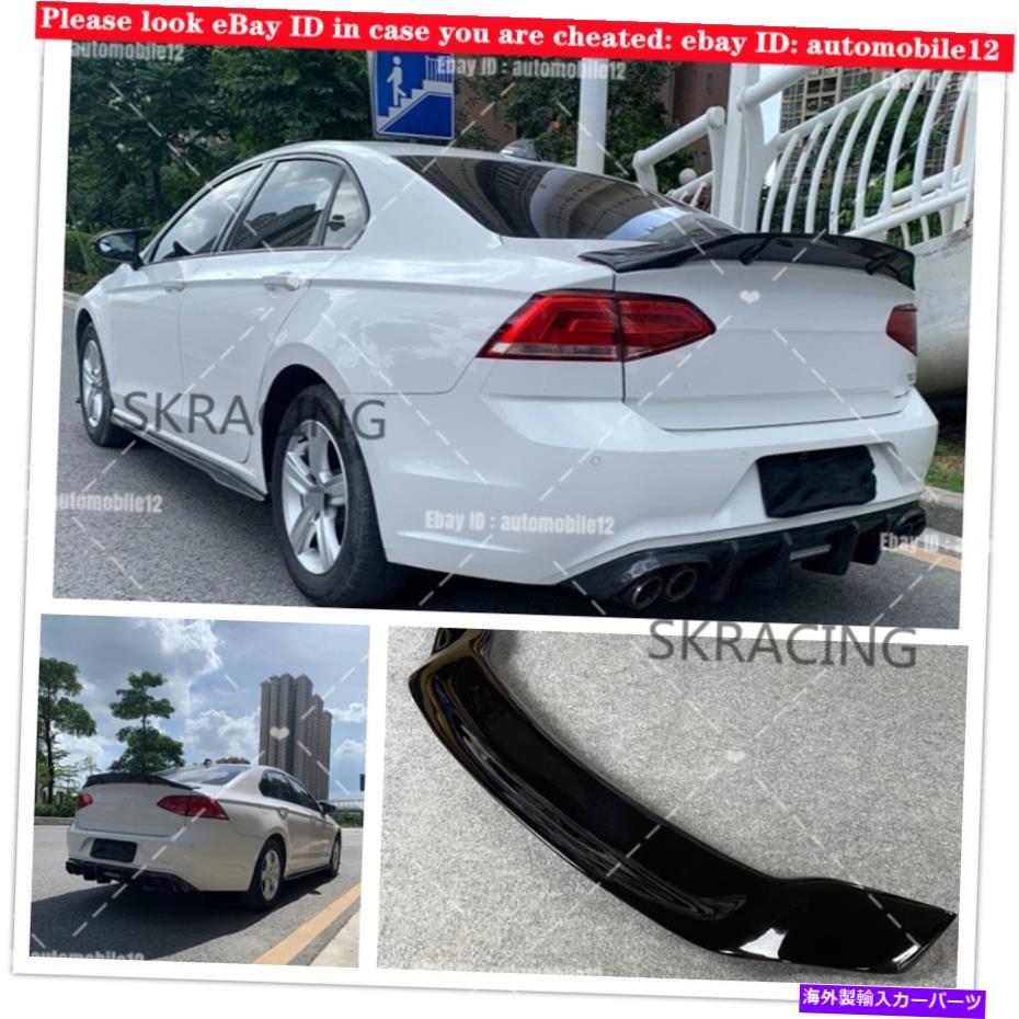 海外製 エアロパーツ GLOSS BLACK HIGHKICKビッグダックビルリアトランクウィングネタバレVWジェッタ2015-21 Gloss Black HighKick Big Duckbill Rear Trunk Wing Spoiler For VW Jetta 2015-21【並行輸入品】