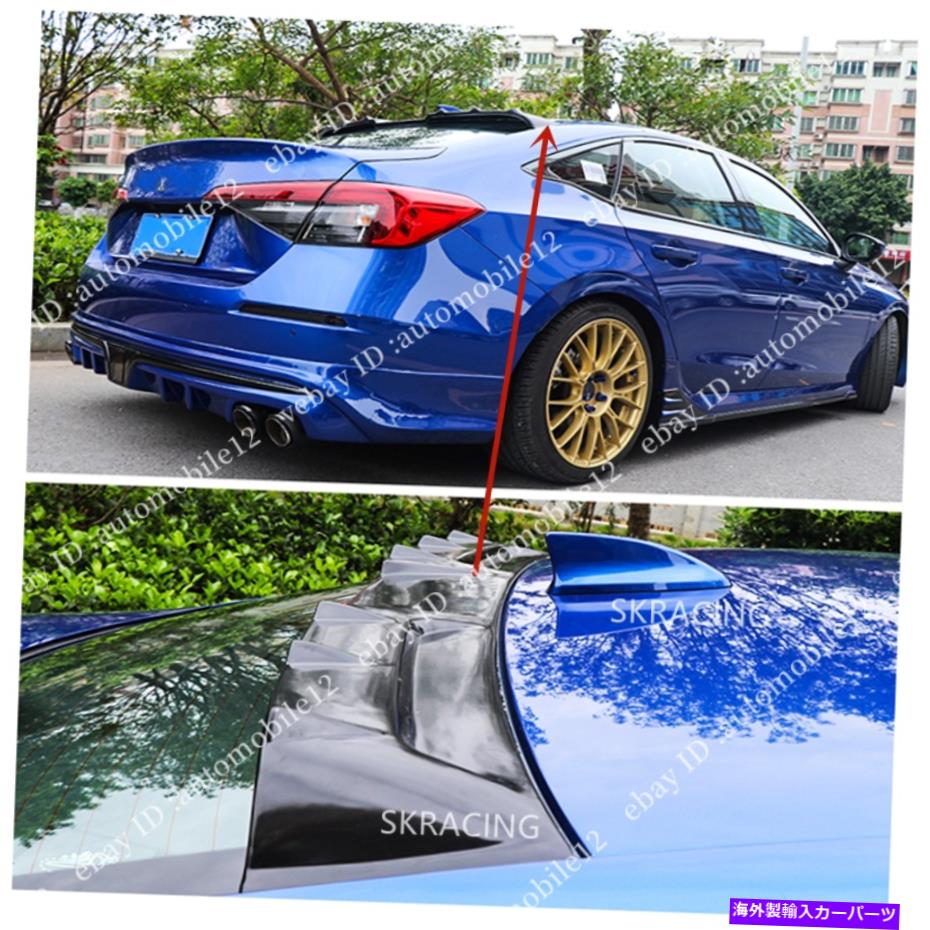 海外製 エアロパーツ 2022ホンダシビック11番目の4DRセダンタイプrリアルーフネタバレABS -GLOSS BLACK Fits 2022 Honda Civic 11th 4DR Sedan Type R Rear Roof Spoiler ABS - Gloss Black【並行輸入品】|Us Custom Parts Shop USDM