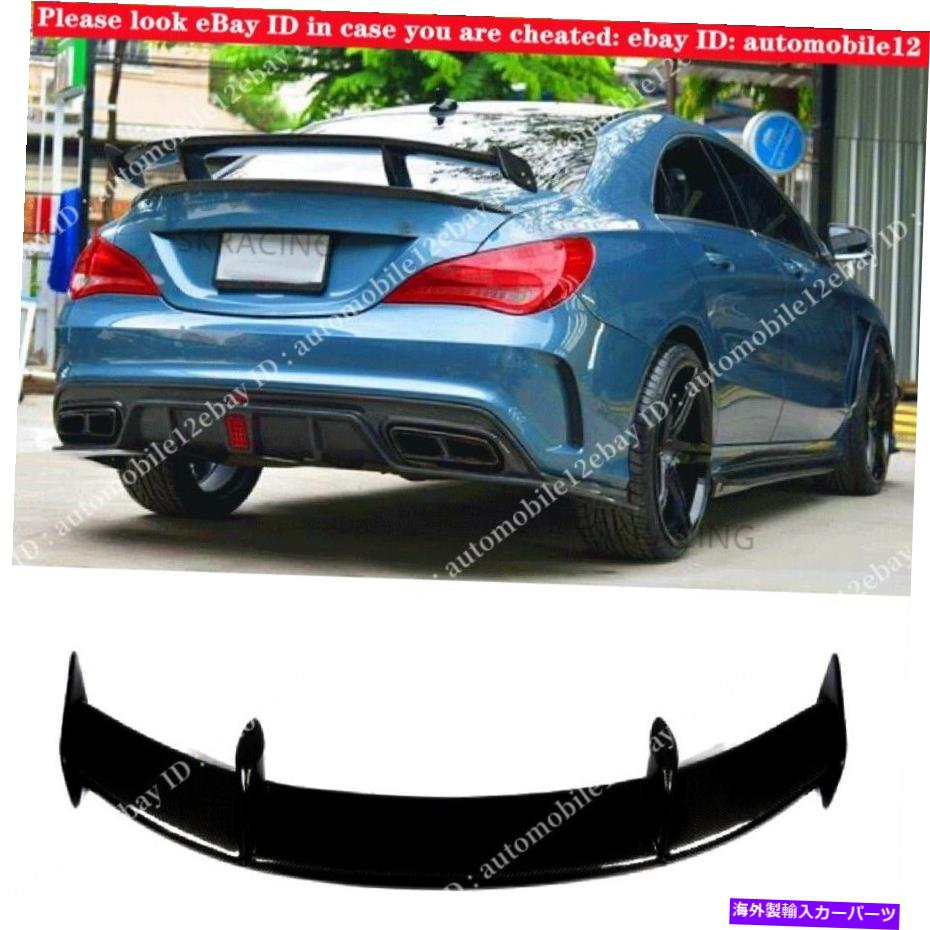 海外製 エアロパーツ メルセデスベンツW117 CLA45 AMG 13-19に適したブラックリアトランクウィングスポイラー Black Rear Trunk Wing Spoiler Fit For Mercedes Benz W117 CLA200 CLA45 AMG 13-19【並行輸入品】