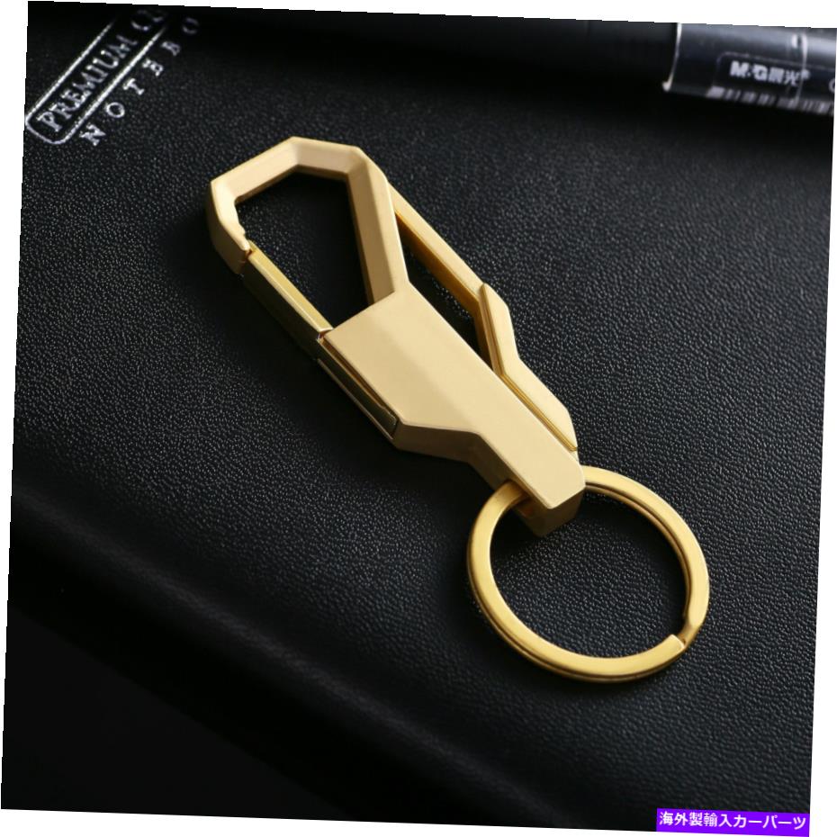 海外製 エアロパーツ カーキーチェーンキーチェーンキーフォブキーリングカーリングのゴールドカラー gold colour for Car Key Chain Keychain Keyfob Keyrings car Ring【並行輸入品】
