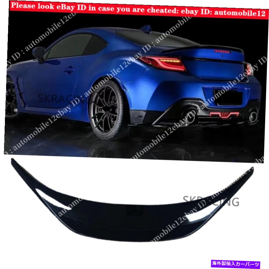 海外製 エアロパーツ 2022-23 SEBARU BRZ TOYOTA GR 86 V STYLE HIGHKICK GLOSS BLACK TRUNKスポイラー FOR 2022-23 SUBARU BRZ TOYOTA GR 86 V STYLE HIGHKICK GLOSS BLACK TRUNK SPOILER【並行輸入品】
