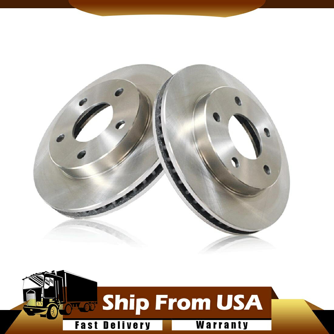 brake disc rotor フロント2x中心ブレーキローターは2005-2011 Mitsubishi Fuso Fe180_wtに適合します Front 2X Centric Brake Rotors fits 2005-2011 Mitsubishi Fuso FE180_WT【並行輸入品】