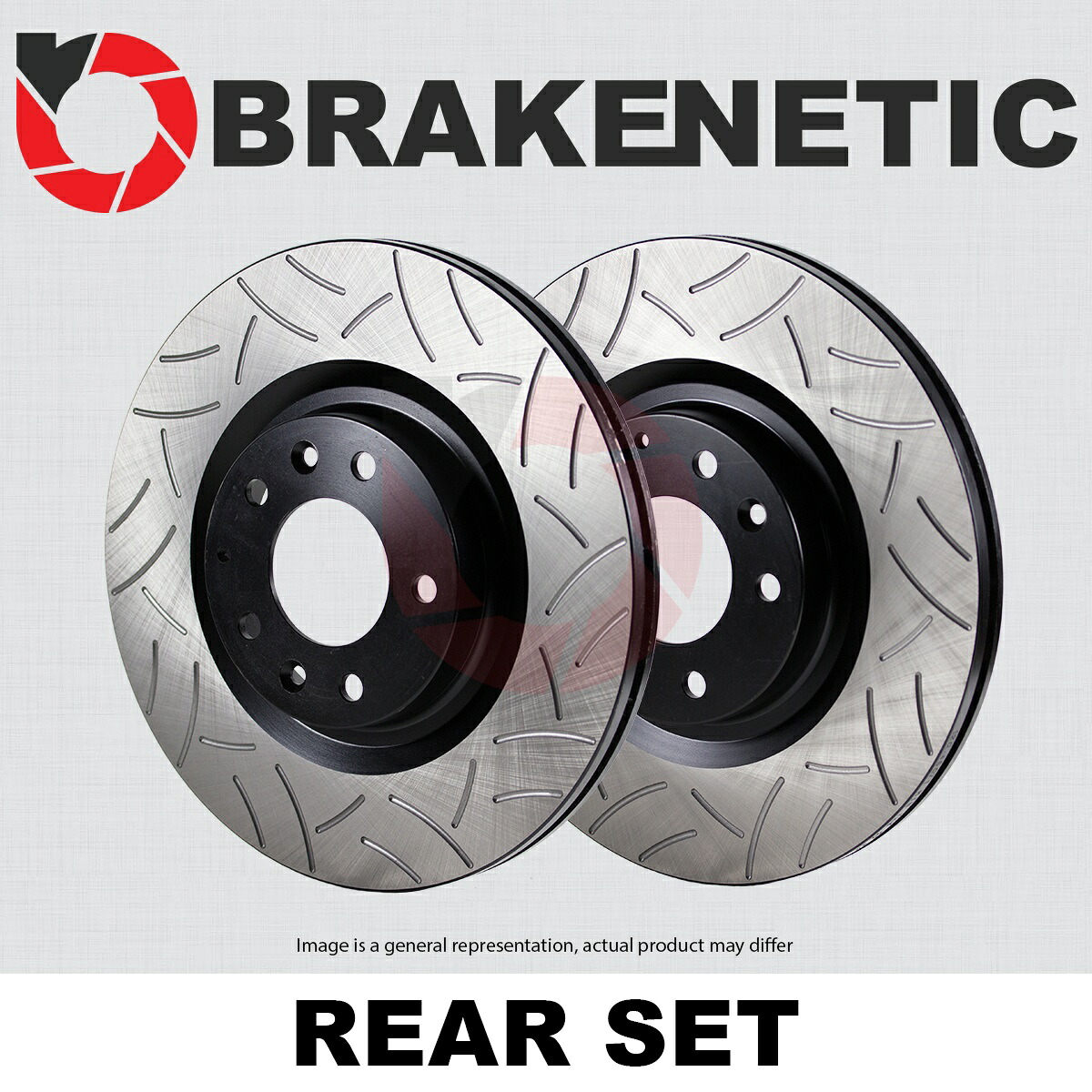 brake disc rotor [リアセット] Brakenetic Premium GTスロット付きブレーキディスクローター6lug bnp65135.gt [REAR SET] BRAKENETIC PREMIUM GT SLOTTED Brake Disc Rotors 6LUG BNP65135.GT【並行輸入品】