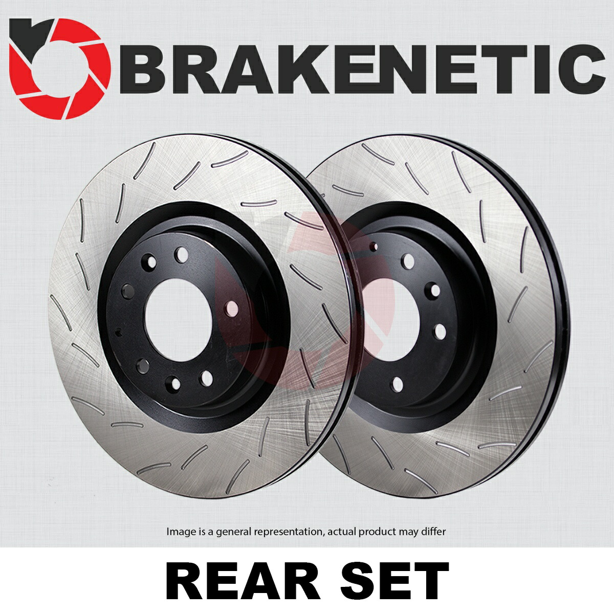 brake disc rotor [リアセット] Brakenetic Premium RSスロット付きブレーキディスクローターW/BREMBO BNP62119.RS [REAR SET] BRAKENETIC PREMIUM RS SLOTTED Brake Disc Rotors w/BREMBO BNP62119.RS【並行輸入品】