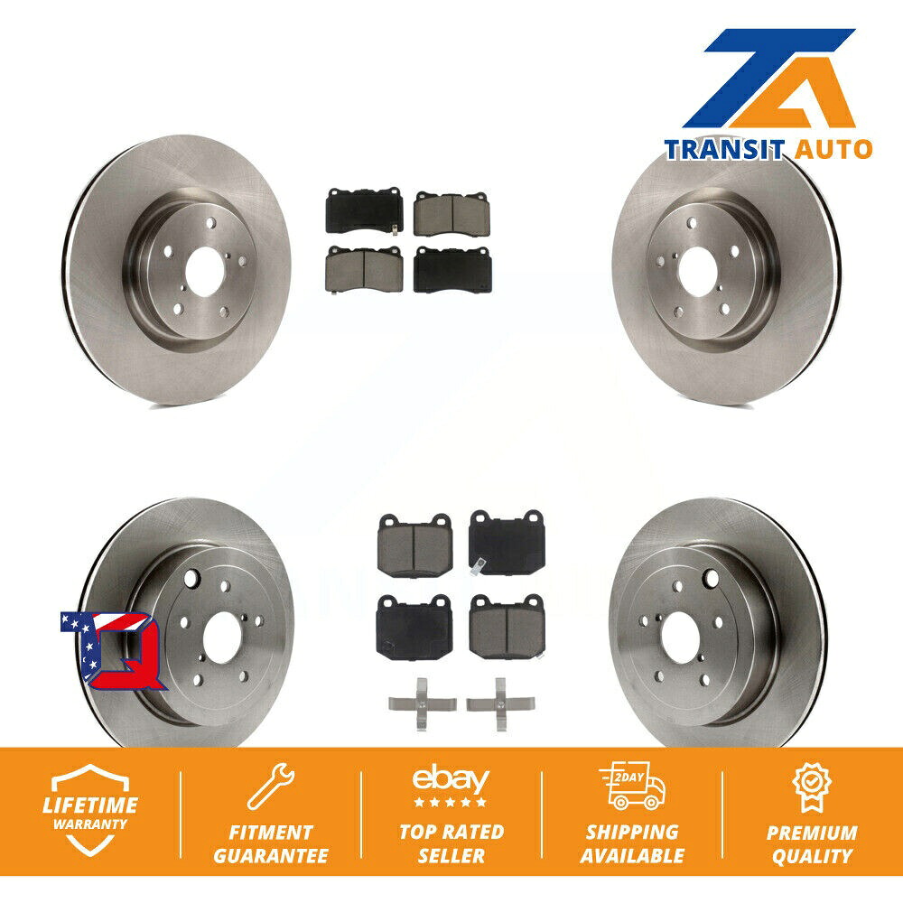 brake disc rotor フロントリアディスクブレーキローターとスバルインプレッサWRX STI用のセラミックパッドキット Front Rear Disc Brake Rotors And Ceramic Pads Kit For Subaru Impreza WRX STI【並行輸入品】 69,333円