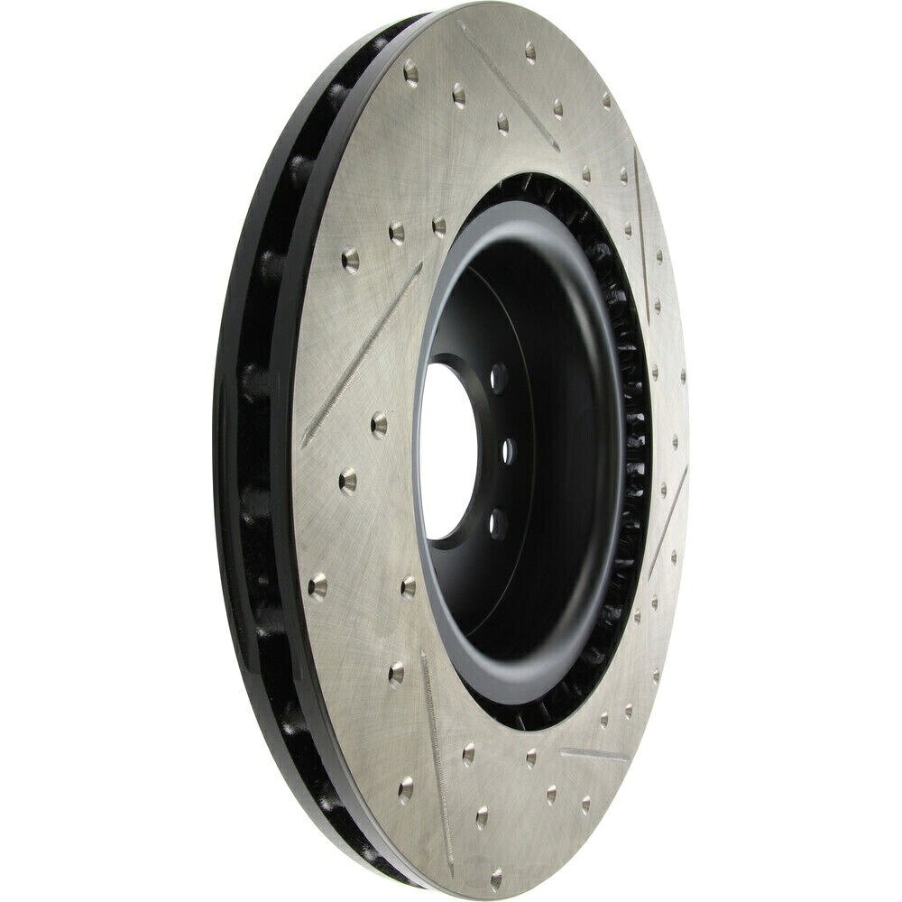 brake disc rotor ディスクブレーキロータースポーツクロスドリルとスロット付きフロントストップテック127.22011R Disc Brake Rotor-Sport Cross-Drilled and Slotted Front Right Stoptech 127.22011R【並行輸入品】