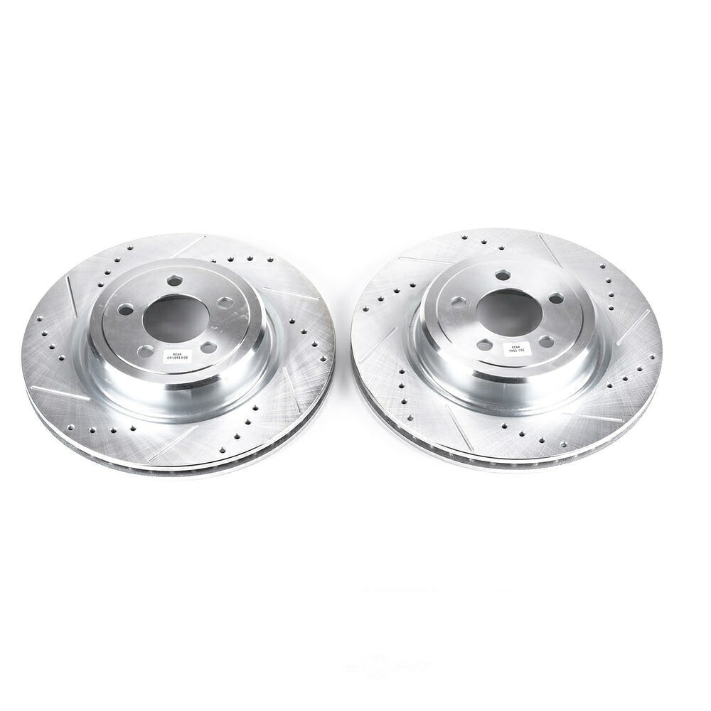 brake disc rotor ディスクブレーキローターセットドリルドリル、スロット、および亜鉛メッキブレーキローターペア後部 Disc Brake Rotor Set-Rear Drilled, Slotted and Zinc Plated Brake Rotor Pair Rear【並行輸入品】