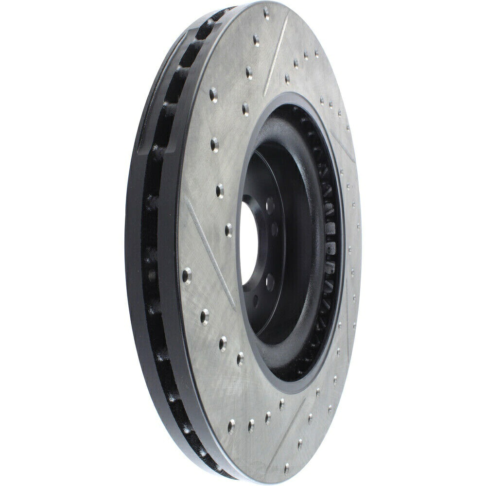 brake disc rotor ディスクブレーキロータースポーツクロスドリルとスロット付きフロント左stoptech 127.35091l Disc Brake Rotor-Sport Cross-Drilled and Slotted Front Left Stoptech 127.35091L【並行輸入品】