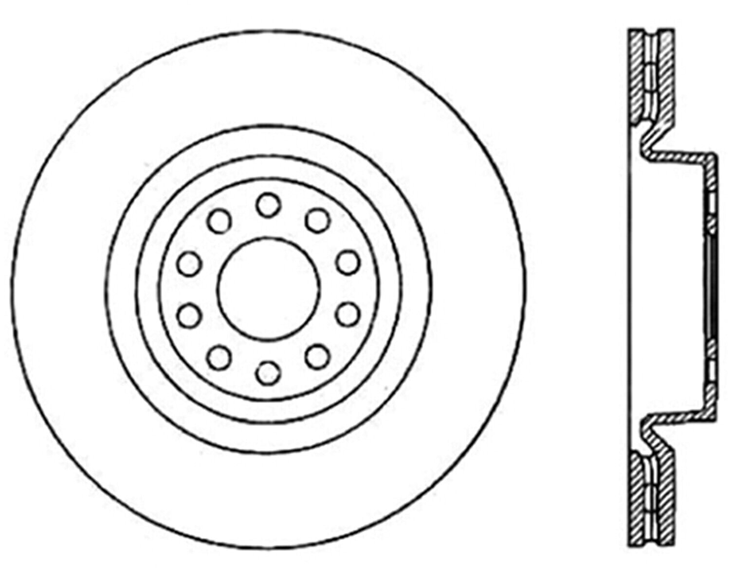 brake disc rotor ディスクブレーキロータースポーツクロスドリルドとスロット付きフロント右ストップテック127.33092r Disc Brake Rotor-Sport Cross-Drilled and Slotted Front Right Stoptech 127.33092R【並行輸入品】