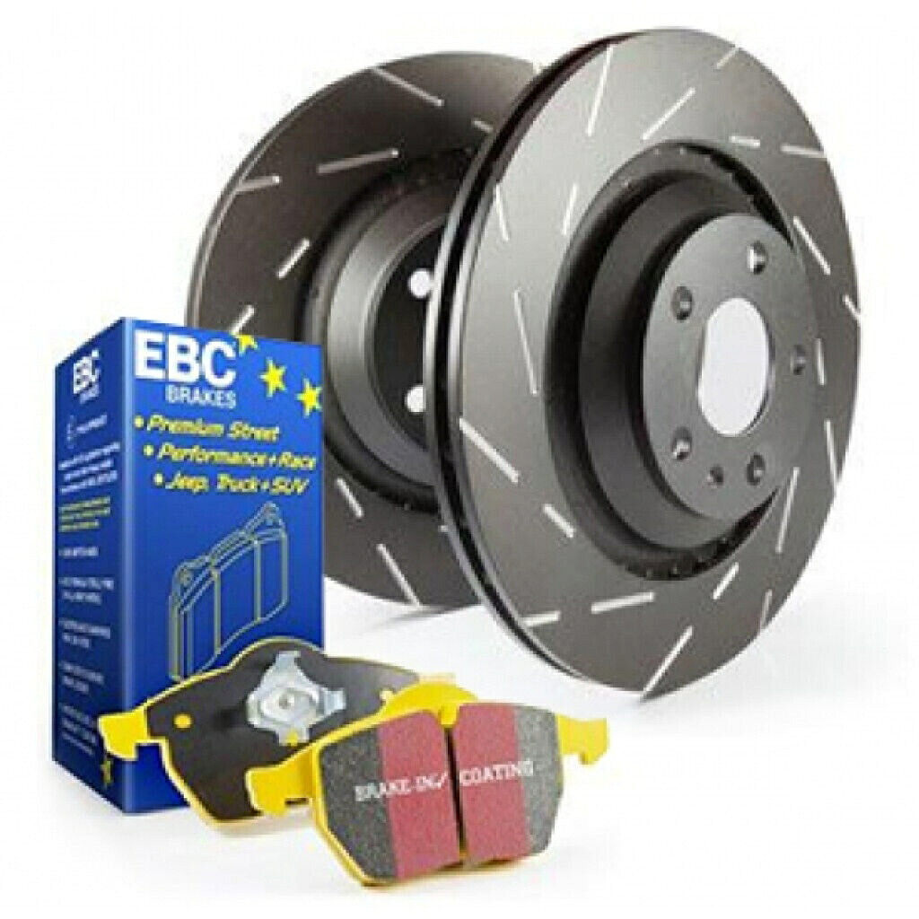brake disc rotor Subaru Legacy 2010-2015リアブレーキキットS9 YellowStuffのEBC、キットとして販売 EBC For Subaru Legacy 2010-2015 Rear Brake Kit S9 Yellowstuff, Sold As Kit【並行輸入品】