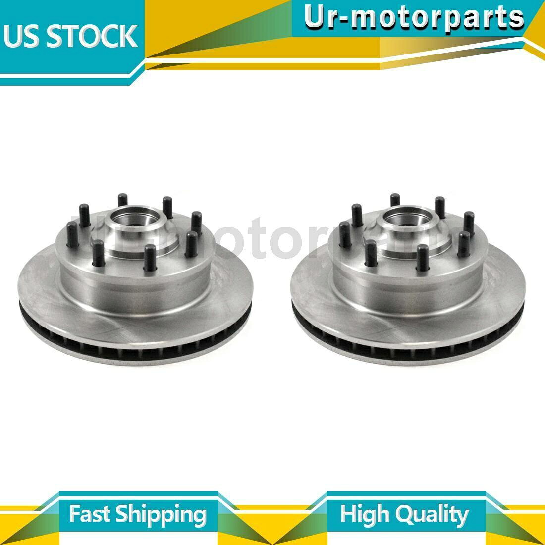 brake disc rotor （2）フロントディスクブレーキローターとハブアセンブリデュラゴはGMC C25 1975-1978に適合します (2) Front Disc Brake Rotor and Hub Assembly DuraGo Fits GMC C25 1975-1978【並行輸入品】