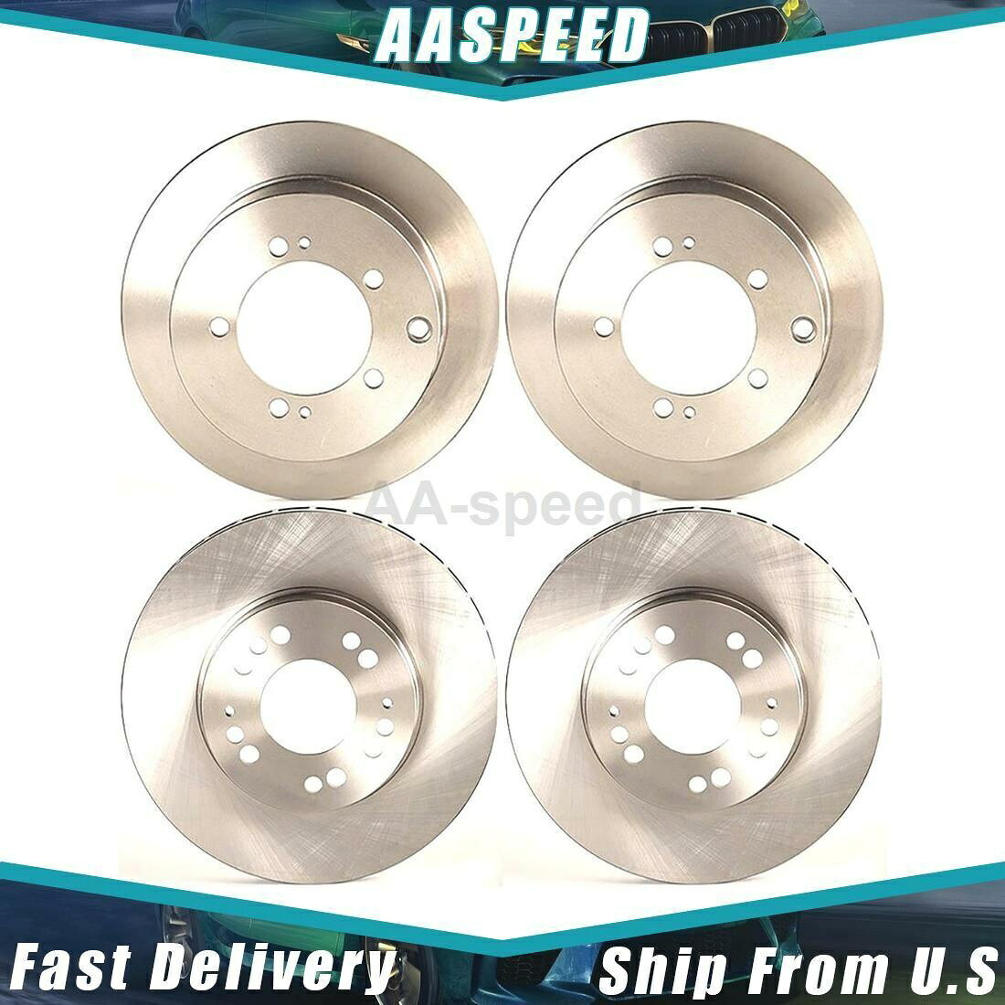 brake disc rotor 1995年から2000年の三菱4xフロントリアディスクブレーキローターブレンボ For 1995-2000 Mitsubishi 4X Front Rear Disc Brake Rotor Brembo【並行輸入品】