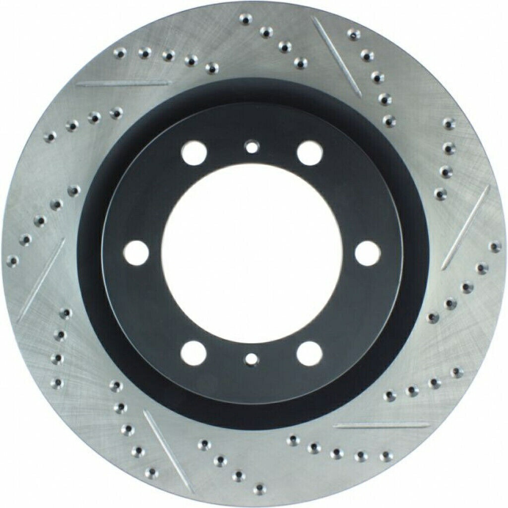 brake disc rotor トヨタ4runner 2010-2020ブレーキロータースロットフロントドライバーサイドのためのストップテック StopTech For Toyota 4Runner 2010-2020 Brake Rotor Slotted Front Driver Side【並行輸入品】