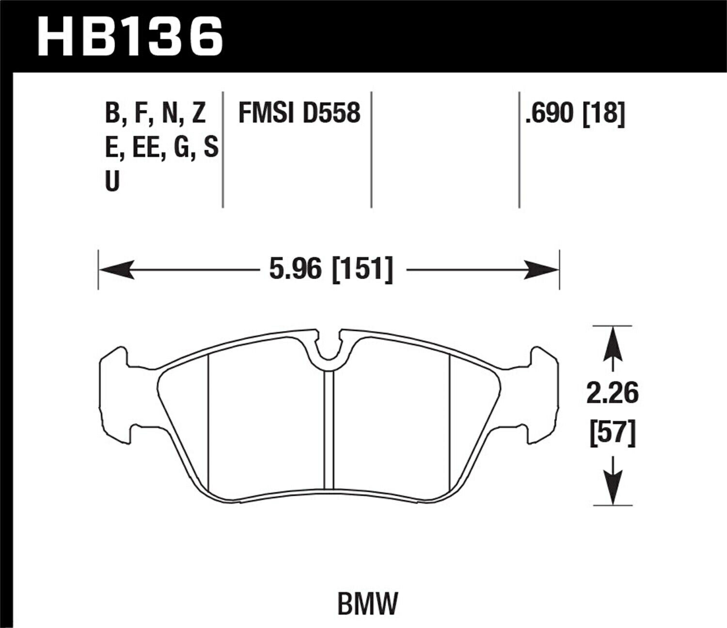 brake disc rotor ホークパフォーマンスHB136U.690 DTC-70ディスクブレーキパッド Hawk Performance HB136U.690 DTC-70 Disc Brake Pad【並行輸入品】