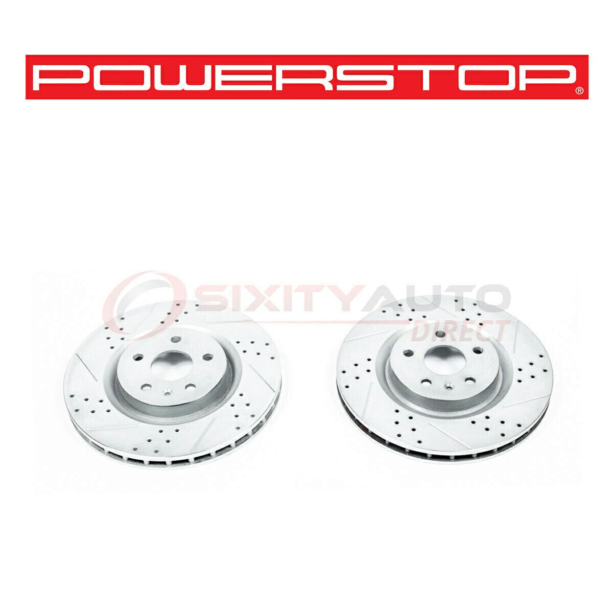 brake disc rotor パワーストップAR8680XPRドリルスロットディスクブレーキローター用キットセットブレーキrs Power Stop AR8680XPR Drilled Slotted Disc Brake Rotor for Kit Set Braking rs【並行輸入品】