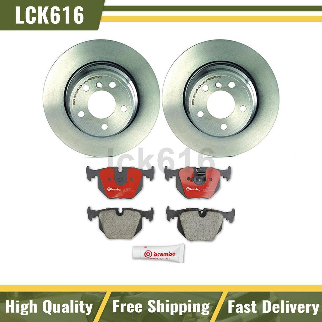 brake disc rotor 2000年から2006年のBMW X5用のリアブレンボブレーキキットセラミックブレーキパッドとローター Rear Brembo Brake Kit Ceramic brake pads and rotors For 2000-2006 BMW X5【並行輸入品】