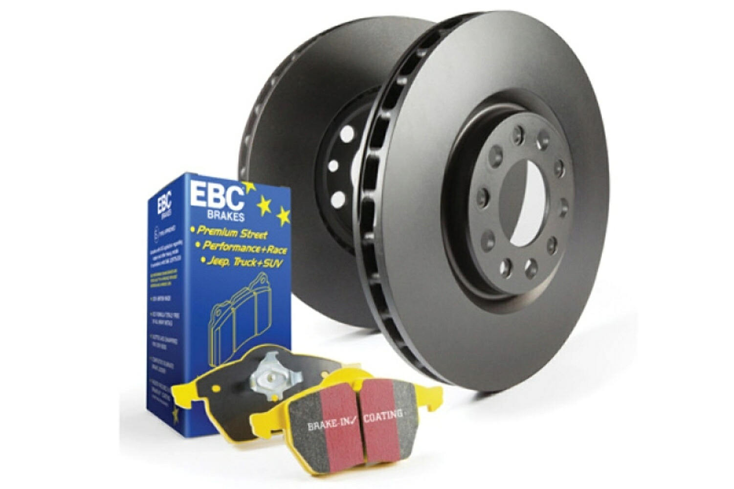 brake disc rotor EBC S13キットイエロースタッフパッドとRKローター-S13KF1301 EBC S13 Kits Yellowstuff Pads and RK Rotors - S13KF1301【並行輸入品】