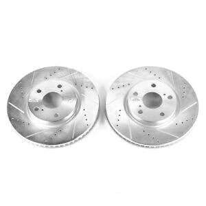 brake disc rotor 2006年のパワーストップレクサスGS300フロントエボリューションドリル＆スロットローター - ペア Power Stop for 2006 Lexus GS300 Front Evolution Drilled & Slotted Rotors - Pair【並行輸入品】