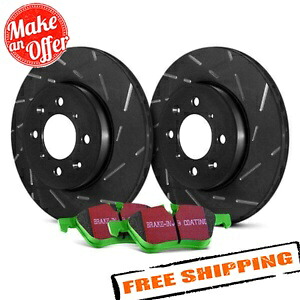 brake disc rotor EBC S2KF1381ステージ2スポーツスロットスロットフロントブレーキキット07-11ホンダシビック EBC S2KF1381 Stage 2 Sport Slotted Front Brake Kit for 07-11 Honda Civic【並行輸入品】