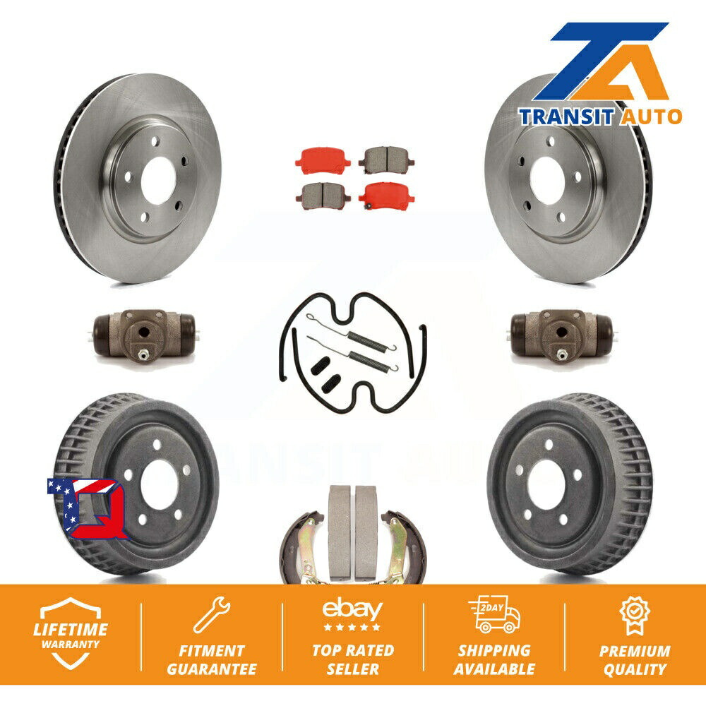 【楽天市場】brake disc rotor シボレーマリブ用のフロントリアブレーキローターセミメタリックパッドとドラムキット（9pc