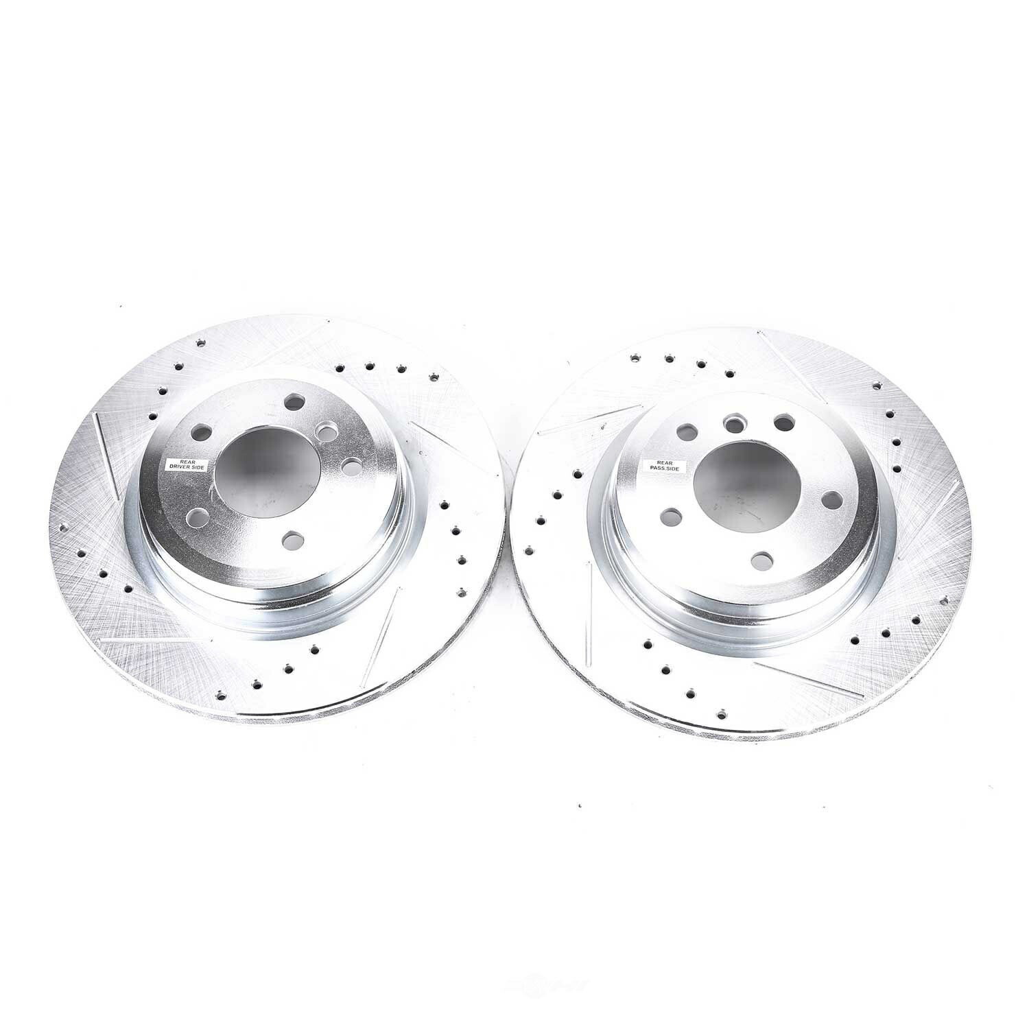 brake disc rotor ディスクブレーキローターセットドリルドリル、スロット、および亜鉛メッキブレーキローターペア後部 Disc Brake Rotor Set-Rear Drilled, Slotted and Zinc Plated Brake Rotor Pair Rear【並行輸入品】