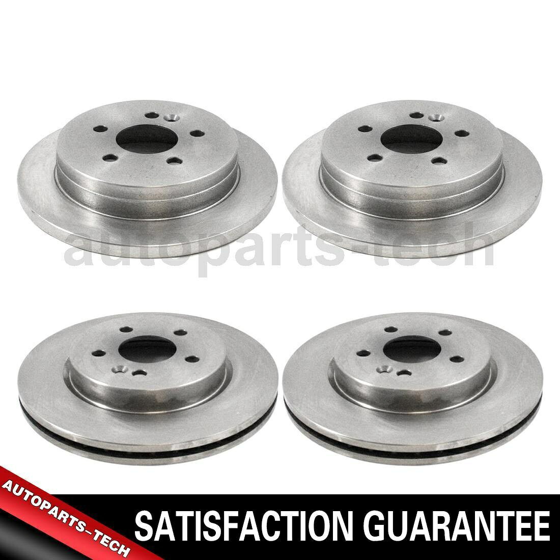 brake disc rotor メルセデスベンツML430 1999?1999用の4xデュラゴフロントリアディスクブレーキローター 4x DuraGo Front Rear Disc Brake Rotor For Mercedes-Benz ML430 1999~1999【並行輸入品】