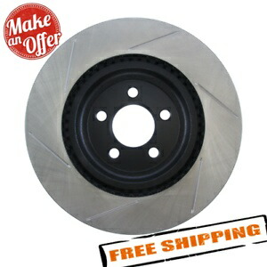 brake disc rotor 06-19ドッジ充電器用のストップテックスポーツスロット1ピースフロントブレーキローター StopTech Sport Slotted 1-Piece Front Brake Rotor for 06-19 Dodge Charger【並行輸入品】