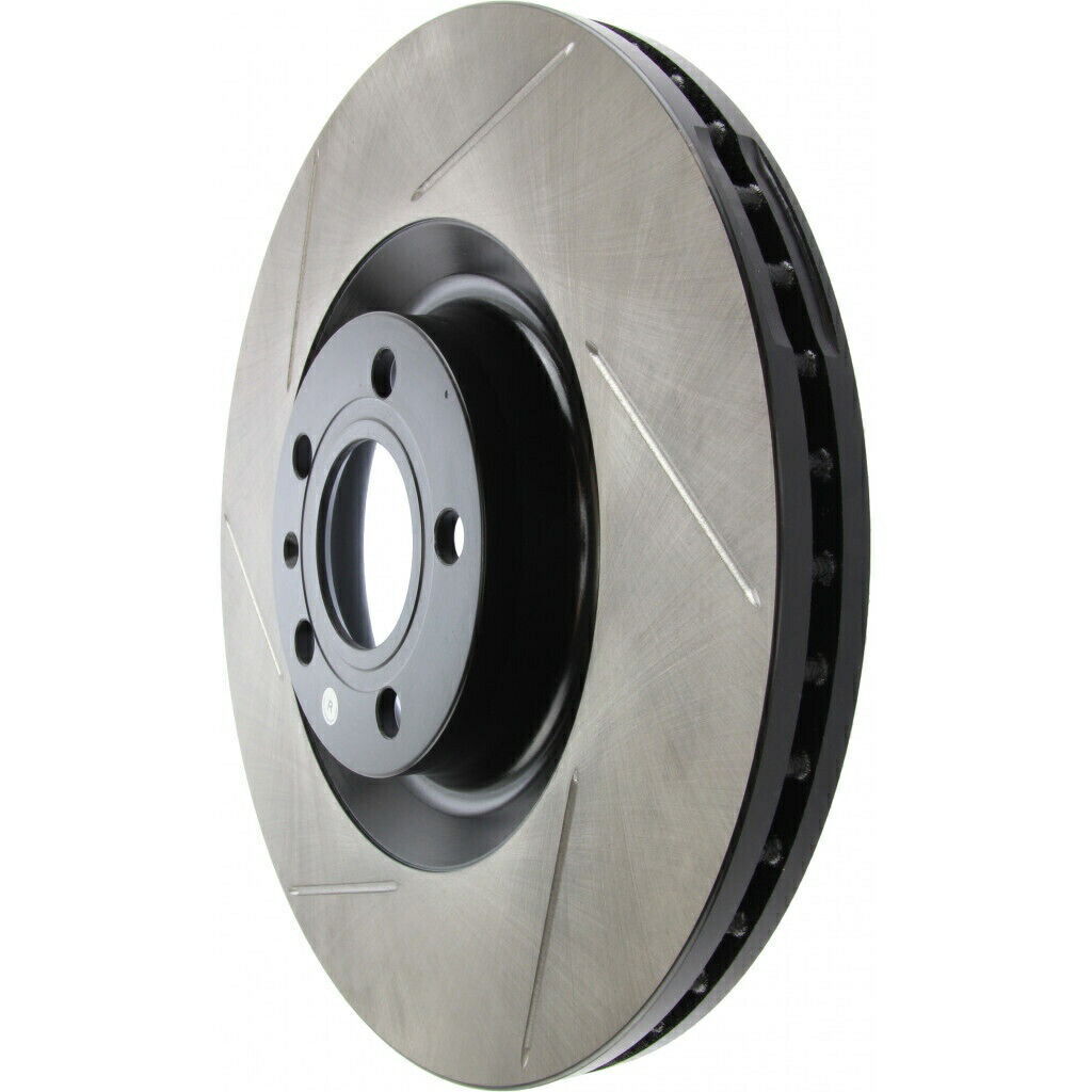 brake disc rotor アウディS4 2004-2009ブレーキロータースロットスロット - ドライバーサイド、キットとして販売されるためのSTOPTECH StopTech For Audi S4 2004-2009 Brake Rotors Slotted - Driver Side, Sold As Kit【並行輸入品】