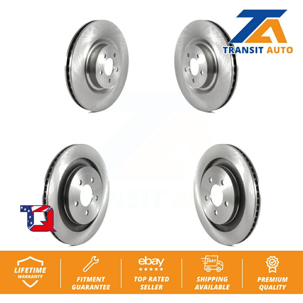 brake disc rotor Ford Mustang用のフロントリアディスクブレーキローターキット Front Rear Disc Brake Rotors Kit For Ford Mustang【並行輸入品】