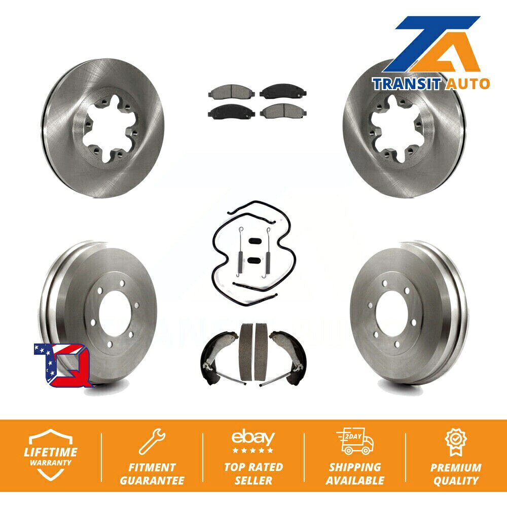 brake disc rotor シボレーコロラド用のフロントリアブレーキローターセミメタリックパッド＆ドラムキット（7PC） Front Rear Brake Rotor Semi-Metallic Pad & Drum Kit (7Pc) For Chevrolet Colorado【並行輸入品】