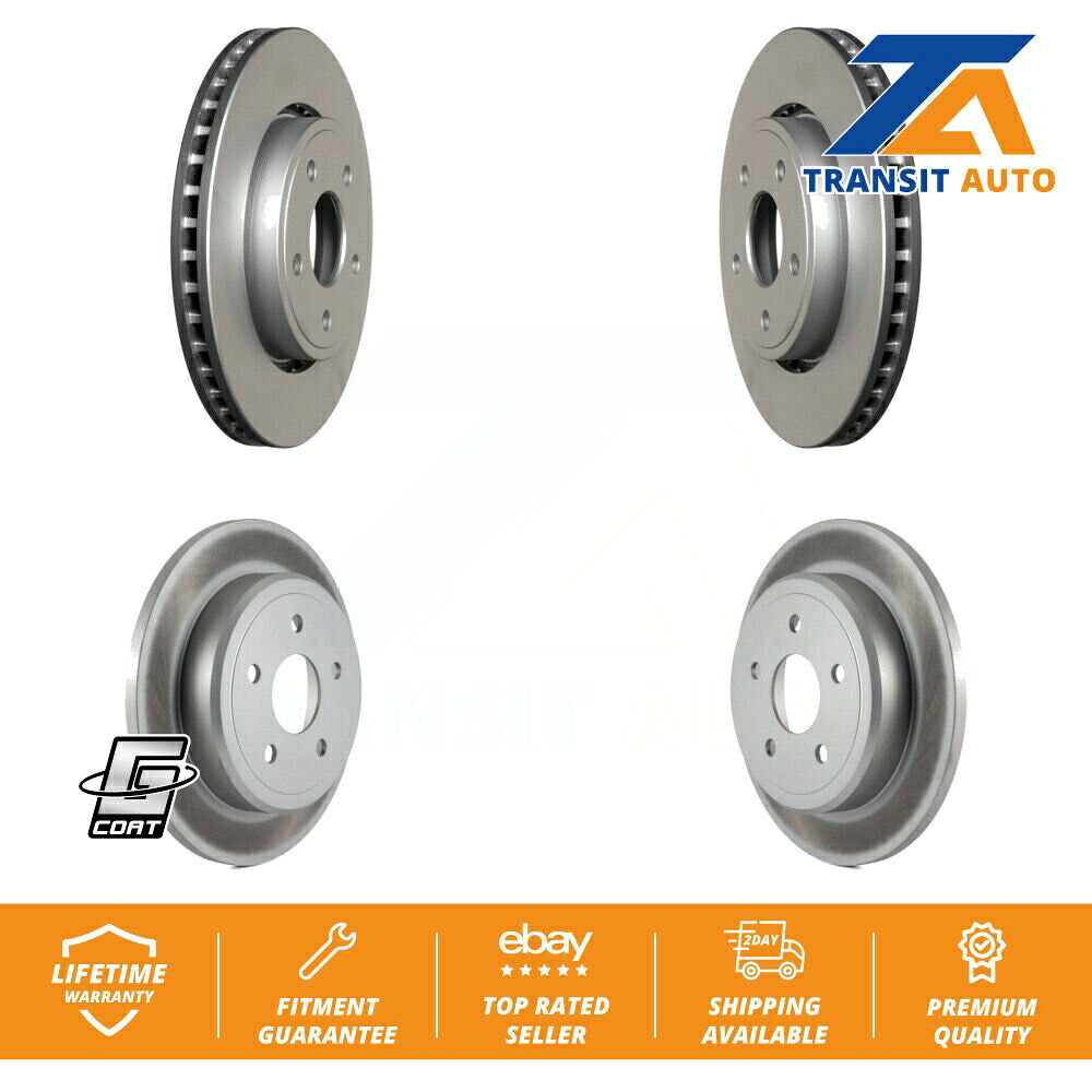 brake disc rotor ジープグランドチェロキー司令官用のフロントリアコーティングディスクブレーキローターキット Front Rear Coated Disc Brake Rotors Kit For Jeep Grand Cherokee Commander【並行輸入品】