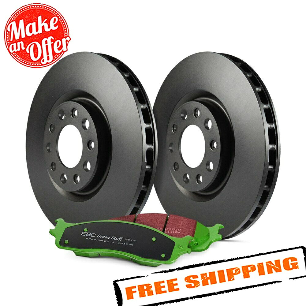 brake disc rotor EBCステージ14ライトトラック＆SUVプレーンフロントブレーキキット15-19フォードF-150 EBC Stage 14 Light Truck & SUV Plain Front Brake Kit for 15-19 Ford F-150【並行輸入品】