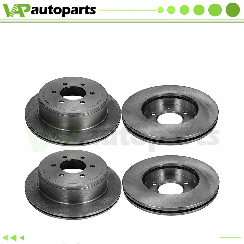 brake disc rotor Ford F-150 4.2L 4.6L 5.4L 2004-2008に適合するフロント＆リアブレーキディスクローター Front & Rear Brake Discs Rotors Fit For Ford F-150 4.2L 4.6L 5.4L 2004-2008【並行輸入品】