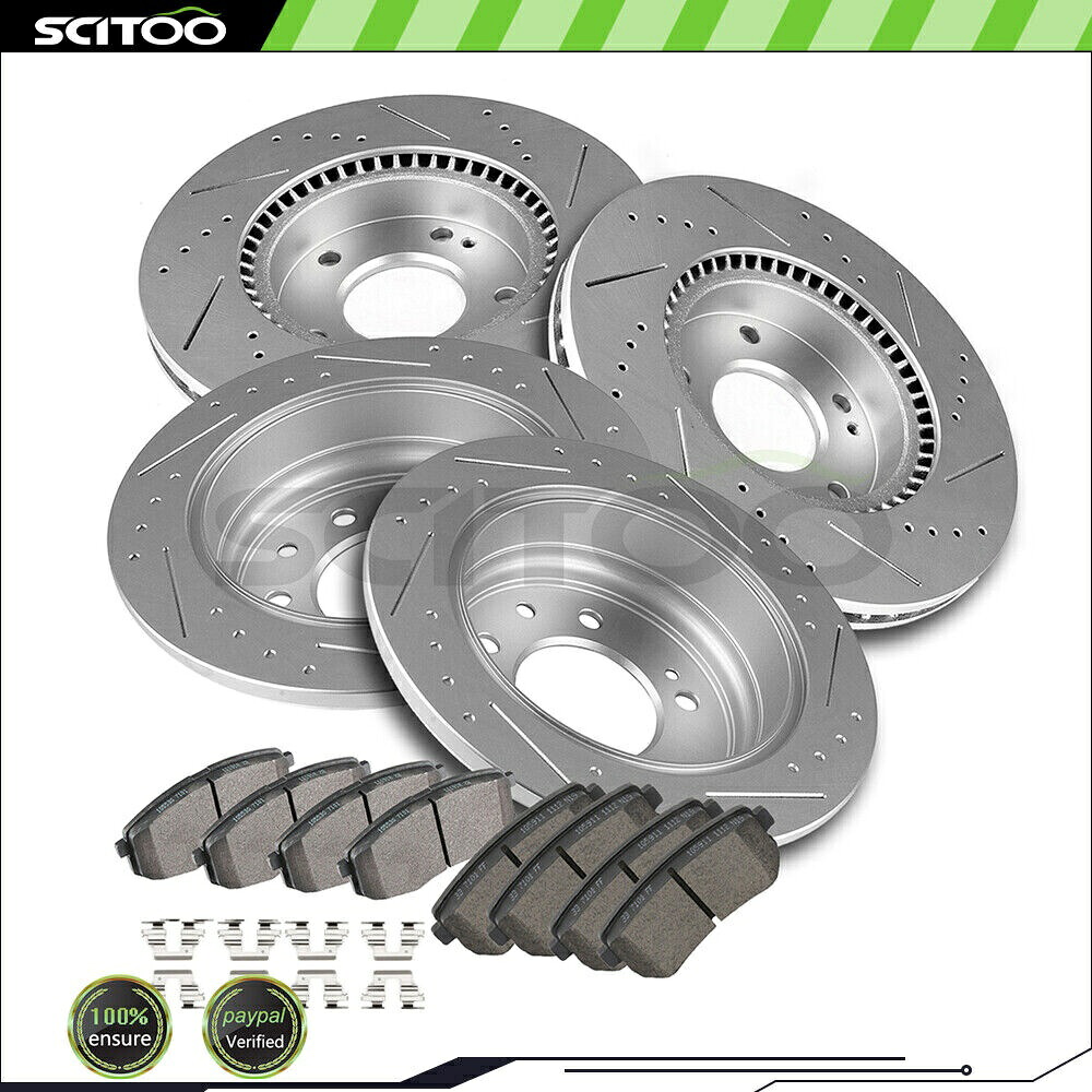brake disc rotor フロントリアブレーキローターとパッドヒュンダイエラントラツーリングGLGLS SE Front Rear Brake Rotors And Pads Cearmic For Hyundai Elantra Touring GL GLS SE【並行輸入品】