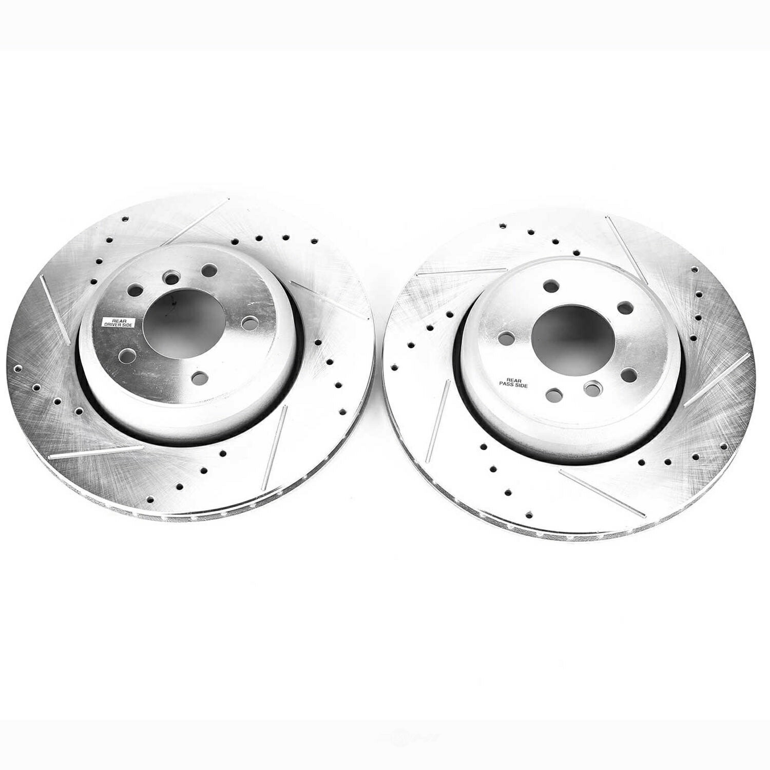 brake disc rotor ディスクブレーキローターセットドリルドリル、スロット、および亜鉛メッキブレーキローターペア後部 Disc Brake Rotor Set-Rear Drilled, Slotted and Zinc Plated Brake Rotor Pair Rear【並行輸入品】