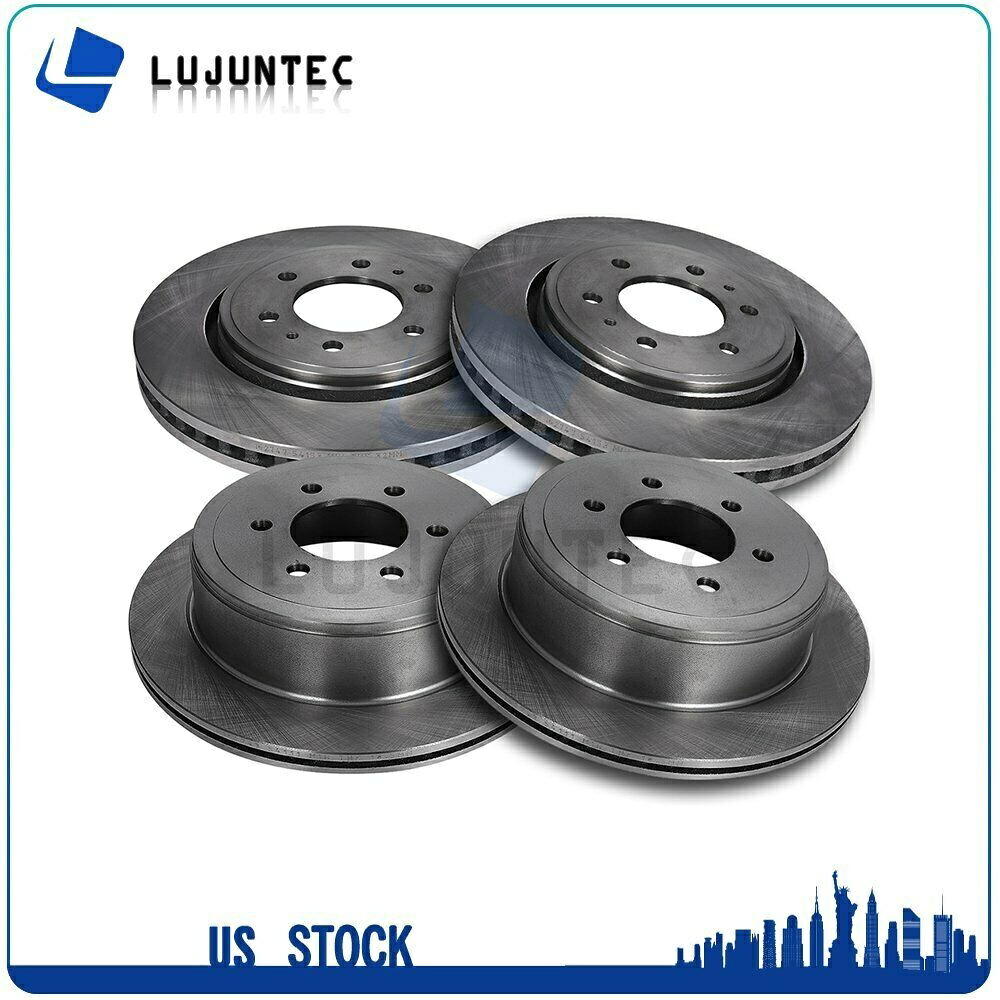 brake disc rotor 2010-2011 Ford F-150の2xフロントおよび2xリアブレーキディスクローター 2X Front And 2X Rear Brake Discs Rotors For 2010-2011 Ford F-150【並行輸入品】